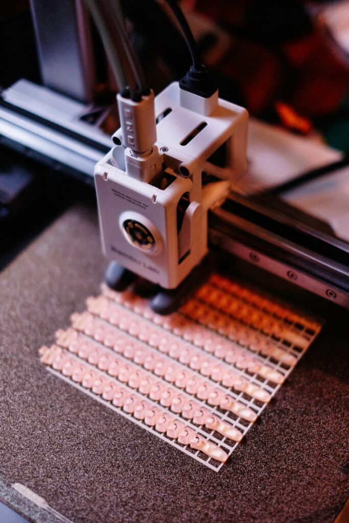 3D Drucker während des Drucks